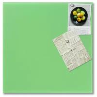 Стеклянная магнитно-маркерная доска Зеленая Askell 45x45