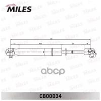 Упор Газовый Капота Toyota Camry V50 11- Miles арт. cb00034