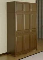 Шкаф деревянный трехстворчатый с антресолью Муза