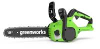 Пила аккумуляторная цепная 30 см 24V GD24CS30, бесщеточная Greenworks 2007007