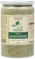 Мука Eco Food Полезный продукт конопляная мелкий помол, 0.4 кг