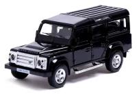Внедорожник Автоград Land Rover Defender 7152962/3098626 1:32, 13.5 см, черный