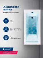 Ванна Aquanet Bright 155x70 00239666, акрил, глянцевое покрытие, белый