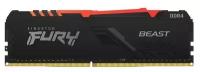 Оперативная память Kingston FURY Beast RGB 16 ГБ DDR4 3200 МГц DIMM CL16 KF432C16BBA/16