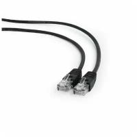 Сетевой кабель Gembird Cablexpert UTP cat.5e 0.25m Black PP12-0.25M/BK