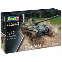 Сборная модель Revell T-55A/AM с минным тралом KMT-6/EMT-5 (03328) 1:72