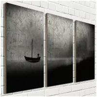 Модульная картина на рельефной доске ОСП Игры Limbo (Искусство, Черно-белое) - 3091