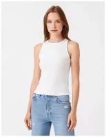 Майка KOTON WOMEN, 1YAK33440EK, цвет: OFF WHITE, размер: M