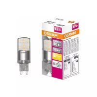 OSRAM Лампа светодиодная LED STAR PIN40 3.5W/827 (замена 40Вт) 3.5Вт 2700К тепл. бел. G9 400лм 220-240В прозр. пласт. OSRAM 4058075315822