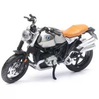 Maisto Мотоцикл BMW R nineT Scrambler, 1:18 серебро