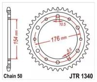 Звезда JT ведомая JTR1340.43 43 зуба