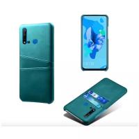 Чехол панель-накладка MyPads для Asus ZenFone Max Pro M2 ZB631KL из качественной импортной кожи с визитницей с отделением для банковских карт муж