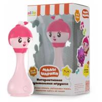 Интерактивная развивающая игрушка alilo Малышарики Нюшенька, R1, розовый