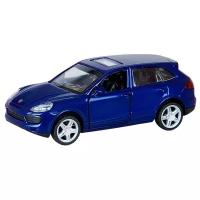 Машина мет. 1:43 Porsche Cayenne S, откр.двери, синий