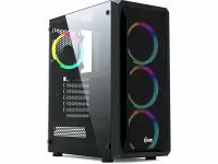 Корпус Powercase Mistral Z4 Mesh LED Tempered Glass Black ATX без БП CMIZB-L4