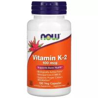 Капсулы NOW Vitamin K-2, 70 г, 100 мкг, 100 шт