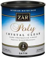 ZAR Interior Water Base Poly Crystal Clear прозрачный, полуматовая, 0.946 л