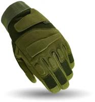 Тактические перчатки Tactical с защитными накладками/Green/L