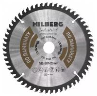 Диск пильный по ламинату 165*56*20mm HILBERG HL165