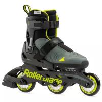 Детские ролики Rollerblade Microblade Free 3WD - 2021 Anthracite/Lime