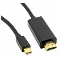 Кабель Display port mini (m) - HDMI(m) 1.8m черный, экран