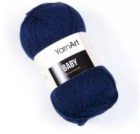 Пряжа для вязания YARNART BABY 50 гр/150 м 100% акрил 583 темно-синий