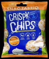 Чипсы Snaq Fabriq Crispy Chips рисовые цельнозерновые, лук-сметана, 50 г