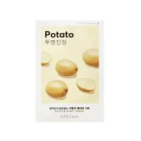 Missha Маска для лица смягчающая для тусклой кожи Airy Fit Potato, 19 г, 3 штуки