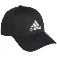 Кепка взр. FK0891/adidas/BBALL CAP COT BLACK/BLACK/WHITE/размер OSFM