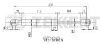 Амортизатор багажника для ford focus iii 11- Zekkert GF2121