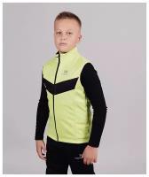 Безрукавка, Nordski, BASE JR. NSJ832180, lime/black, детский, (152)