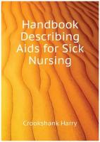 Handbook Describing Aids for Sick Nursing