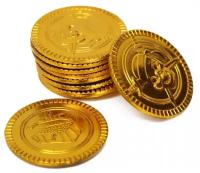Монеты золотые пиратские 