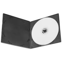 Коробка DVD half box для 1 диска, 7мм черная горизонтальная, упаковка 20 шт