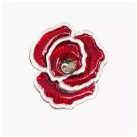 Брошь Мак/ Рoppy, brooch, Color