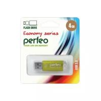 Perfeo Флешка 4Gb Perfeo E01 USB 2.0 золотистый PF-E01Gl004ES