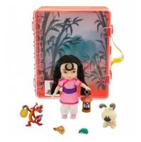 Кукла малышка Мулан в чемоданчике с игрушками, Disney Animators' Collection
