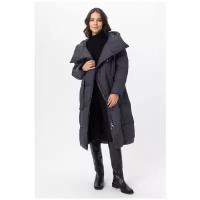 Объемное зимнее пальто Ennergiia En_W61449 Серый 46