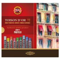 KOH-I-NOOR Пастель художественная Toison D'or Soft 8517, 72 цвета разноцветный