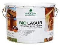 Антисептик для древесины лессирующий защитно-декоративный Prosept Bio Lasur (9л) палисандр