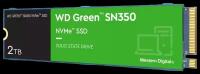 SSD диск Western Digital Green SN350 M.2 2280 2.0 Tb PCIe Gen3 x4 NVMe QLC (WDS200T3G0C)