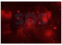 Гирлянда Neon-Night 255-222 Айсикл светодиодный 4.0 х 0.6 м черный провод каучук 220В диоды красные