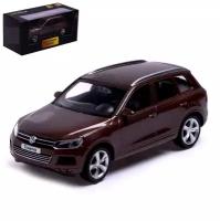 Машина металлическая VOLKSWAGEN TOUAREG, 1:43, цвет коричневый