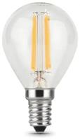 Лампа светодиодная gauss 105801209 (10шт), E14, G45