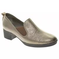 Туфли Bonty женские демисезонные, размер 37, цвет бронзовый, артикул 380784