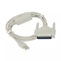 Адаптер RS232 Cablexpert UAS112 USB Am - 25M конвертор COM порта - кабель 1.8 метра, крепеж - винты