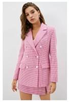 Пиджак MIST, размер 48, розовый, белый