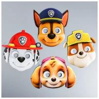 Paw Patrol Набор карнавальных масок «Щенячий патруль» 5 шт