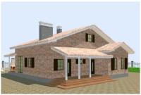 Проект газобетонного дома Catalog-Plans-58-70ZFA (203,1кв. м, 13,9x11,9м, газобетон 400)