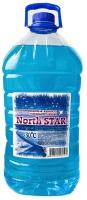 Незамерзайка, Жидкость для стеклоомывателя North Star без запаха, -30°C, 5 л